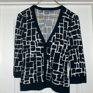Three-quarter length silk sweater